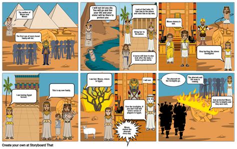 Judaism Moses Storyboard Storyboard By F