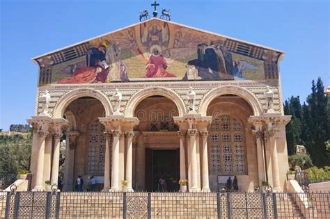 Exterior Of The Church Of All Nations Gethsemane Jerusalem Israel