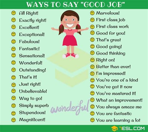 99 Ways To Say Good Job In English • 7esl Interesting English Words