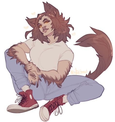 Why Tho Werewolf Drawing Character Design Girl