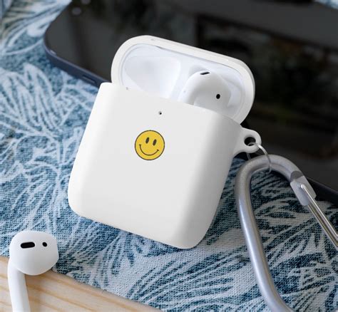 Smiley Face Case Aesthetic Airpod Case Custom Airpods Case And Etsy Canada