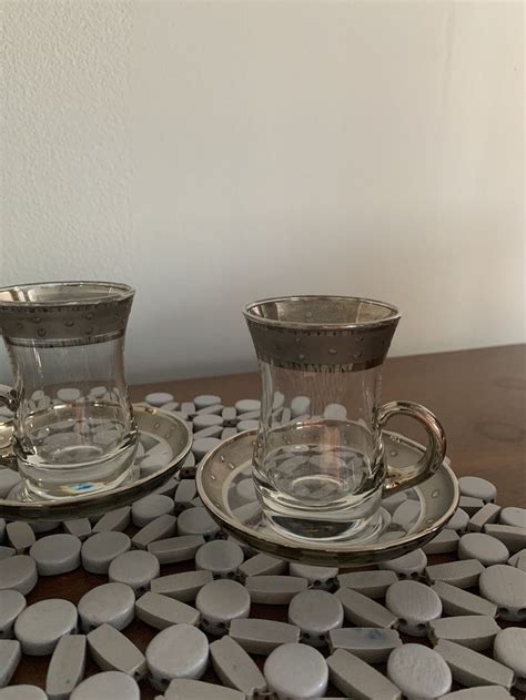 Pasabahce Turkish Tea Glasses With Saucers Etsy Tea Glasses
