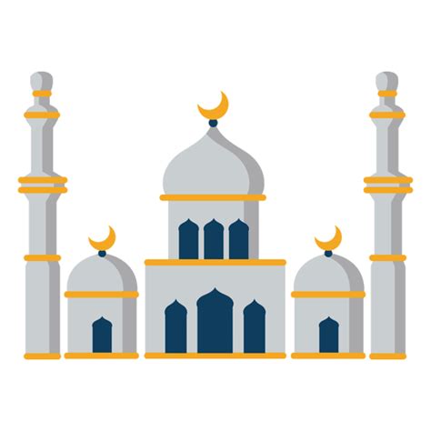 Mosque Tower Dome Crescent Flat Transparent Png And Svg Vector File