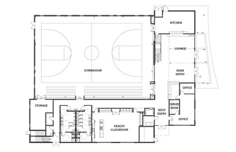 Recreation Center Floor Plan Floorplansclick