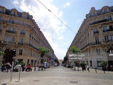 City Streets Of Marseille Rue De La Republique France HighRes Stock