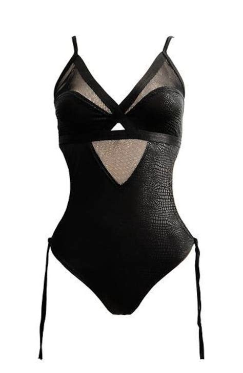 Miss Net Mesh Swimsuit Goth Swimsuit See Through Swimsuit Etsy