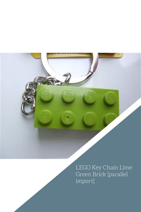 Lego Key Chain Lime Green Brick Parallel Import New Lime Green