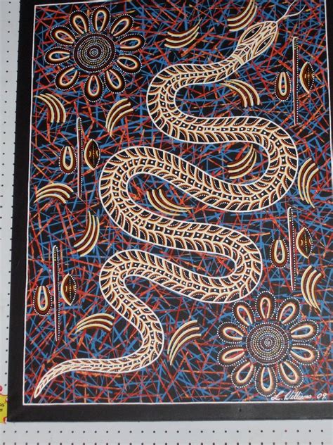 Aboriginal Art Aboriginal Art Australia Rainbow Serpent Authentic