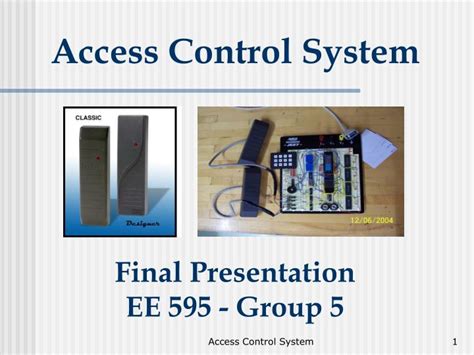 Ppt Access Control System Powerpoint Presentation Free Download Id