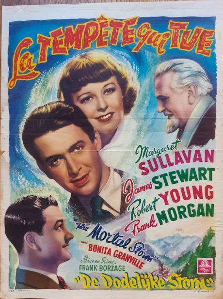 Mortal Storm 1948 Belgian Poster Margaret Sullavan James Stewart Robert