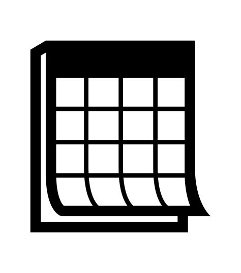 Clip Art Calendar Icon Clip Art Library