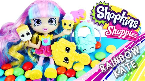 Shopkins Shoppies Rainbow Kate Doll Unboxing Review Toy Review