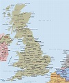 Reino UNIDO mapa da cidade - a Grã-Bretanha mapa da cidade (Norte da ...