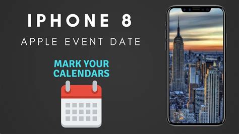 Iphone 8 Launch Date And Release Date Apple Event Youtube