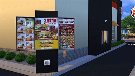 Burger King Restaurant By Jctekksims From Mod The Sims Sims 4 Downloads
