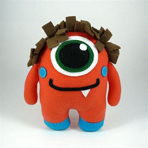 Cute Monster Plush Toy Monster Stuffed Toy Animal Plush Etsy Sewing