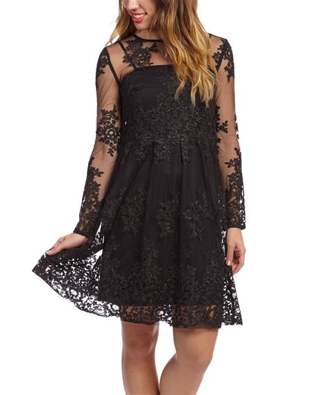 Black Lace Dress Taylor Dress 5499 16800 Kind Of Like A Baby Doll
