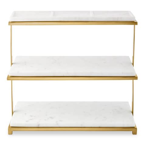 Marble And Brass 3 Tiered Stand Williams Sonoma Au