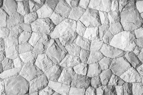 Grey Stone Wall Background Modern Rough Chipped Surface Floor Texture