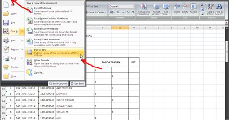 Cara mengubah file pdf ke word. Cara Merubah File Excel Menjadi File PDF - Tutorial ...