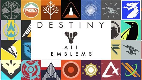 Destiny Beta All Emblems 137 Exotic Legenday Rare