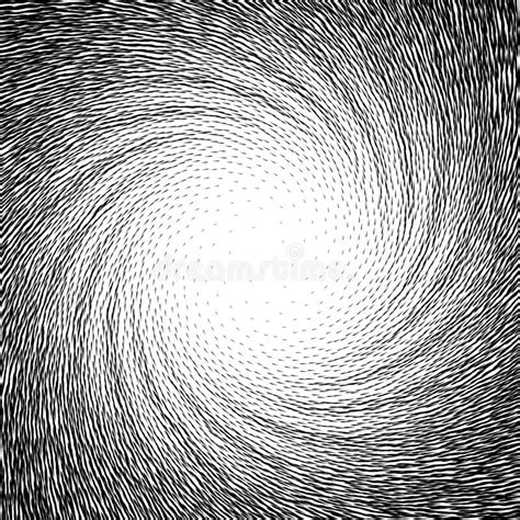 Abstract Spiral Background Black And White Halftone Stipple Dots