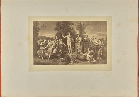 Engraving After Apollo And The Muses On Parnassus By Anton Raphael