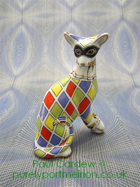 Paul Cardew Design Cool Catz Kittenz Sitting With Paws Harlequin