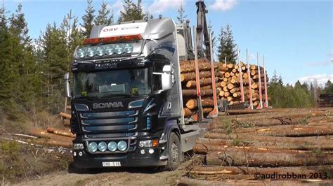 Scania R730 6x4 Timber Truck Loading Youtube
