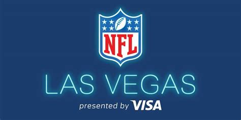 The Logo For The New Nfl Las Vegas Presented By Visa Store Courtesy