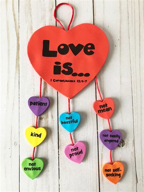 God Is Love Sunday School Craft Ideas Fun365