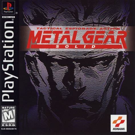 Metal Gear Solid Ntsc Psx Front Playstation Covers