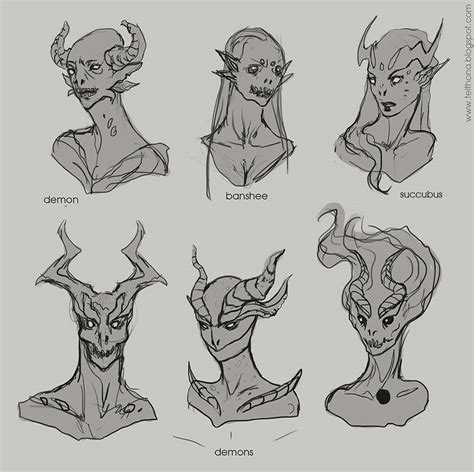 Demon Heads Concept Art By Telthona On Deviantart