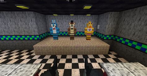 Fnaf 2 Map With Chisel And Bits Mod Minecraft Map