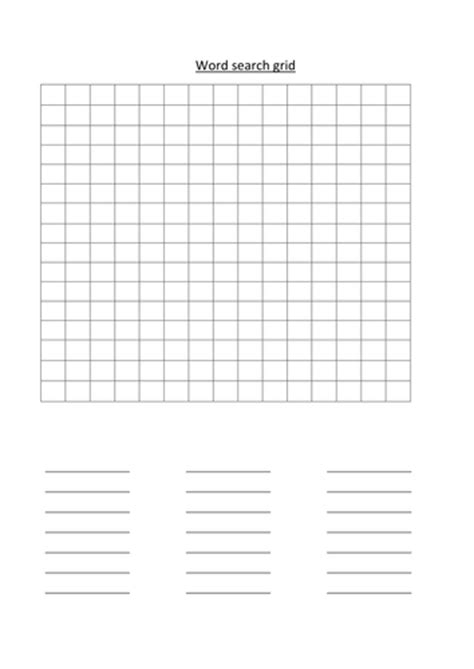 Blank Word Search Template Free Professional Template Inspiration