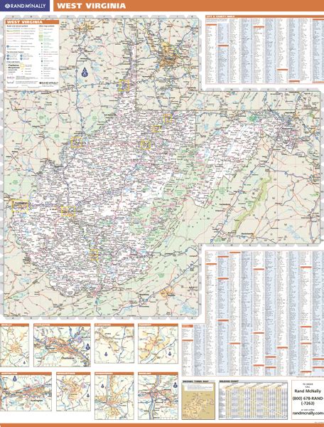 Virginia Wall Map By Rand Mcnally Mapsales