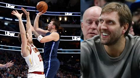 Doncic Rolls With Nowitzki Watching Mavs Rout Cavs