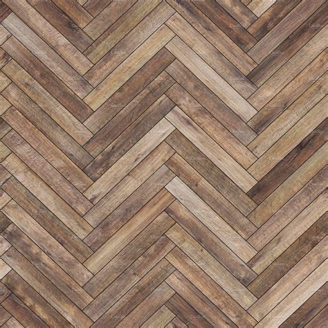 Seamless Wood Parquet Texture Herringbone Brown Textures ~ Creative