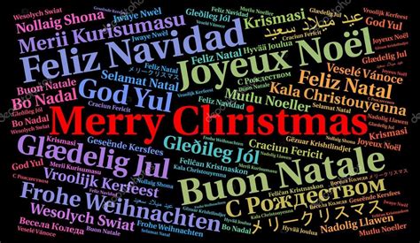 Merry Christmas In Different Languages Poster