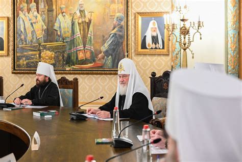 His Holiness Patriarch Kirill Chairs Session Of The Supreme Church Council