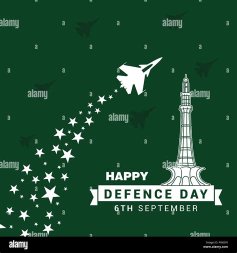 Pakistan Defence Day Design Vector Stock Vector Image And Art Alamy