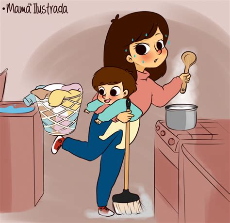 ¿qué Significa Ser Mamá Humor De Mamá Vida De Mamá Mama Ilustrada