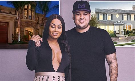 blac chyna and rob kardashian live in separate houses still daily mail online