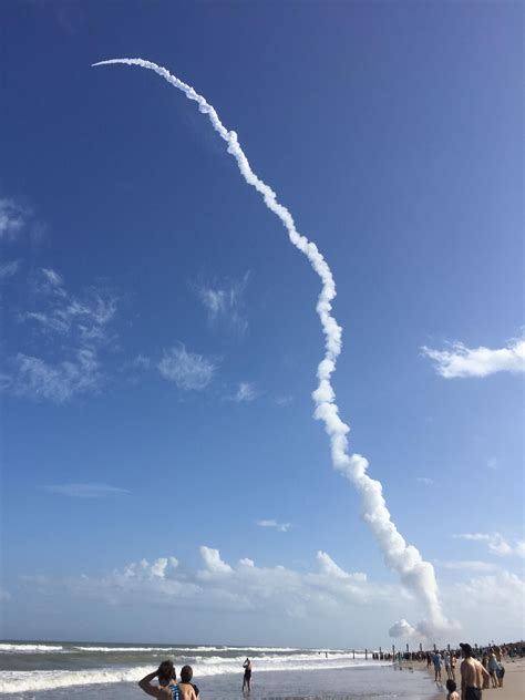 Atlas 5 Launch At Cape Canaveral Viewed From Playalinda Beach On 1218