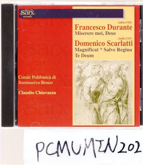 ヤフオク Fdutante Misereredscarlatti Magnificat Sal