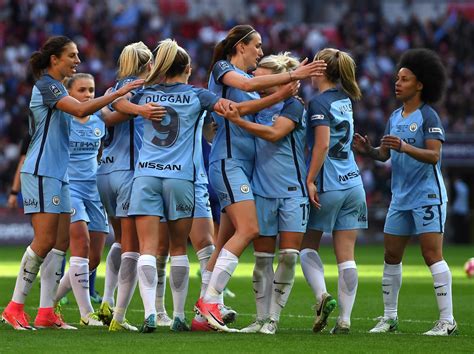 Manchester City Women Win The FA Cup For The First Time In Front Of A
