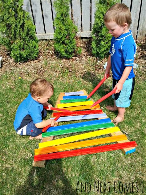 Homemade Rainbow Xylophone And Next Comes L Hyperlexia Resources