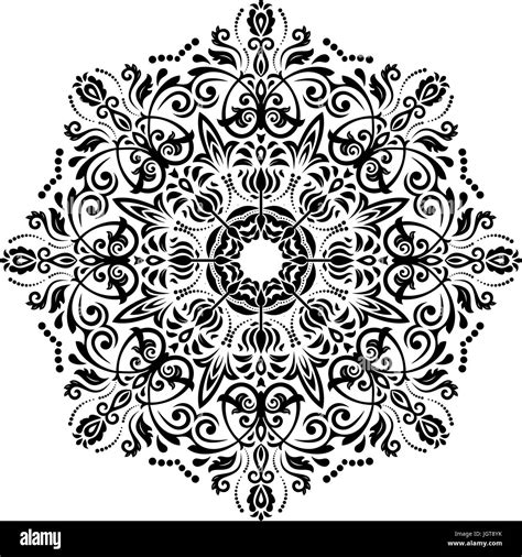 damask vector orient pattern stock vector image and art alamy