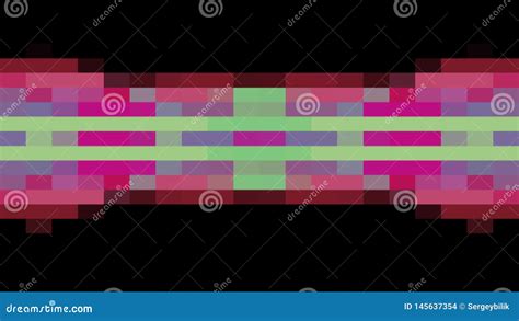 Abstract Pixel Block Moving Seamless Loop Background Animation 9 New