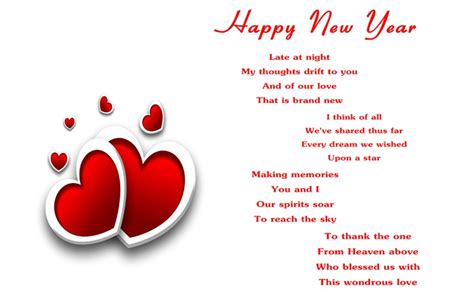 30 Romantic New Year 2021 Love Poems for Him / Boyfriend